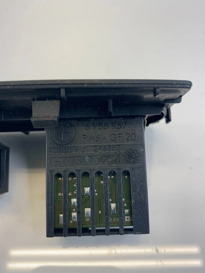 2007-2013 BMW X5 REAR CENTER CONSOLE SEAT HEATER SWITCH PANEL 6988957 OEM