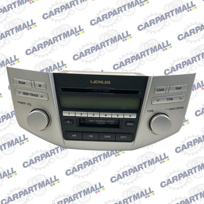 2006 06 Lexus RX400h 6 Disc CD Changer Radio Cassette Tape Player 86120-48510