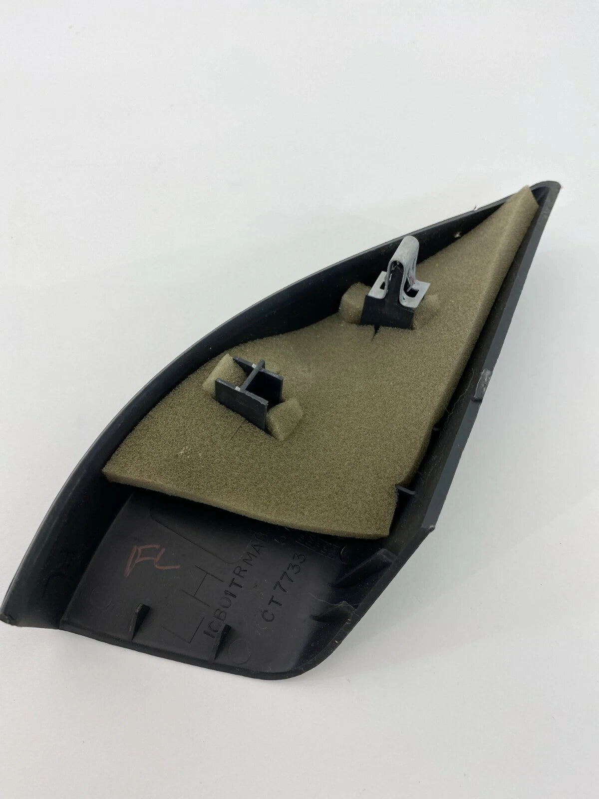 2007 2008 JEEP PATRIOT FRONT LEFT MIRROR COVER TRIM PANEL ASSY 1CB01TRMAB OEM