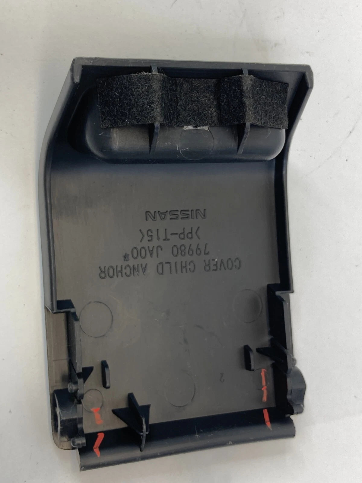 2007-2012 NISSAN ALTIMA REAR CHILD SAFETY ANCHOR HOOK COVER CAP 79980-JA00 OEM