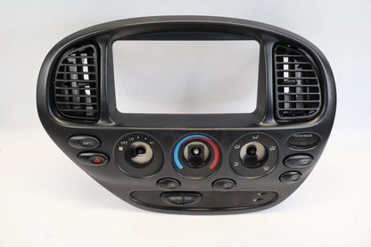 04-06 TOYOTA TUNDRA DOUBLE CAB DASH RADIO CLIMATE CONTROL BEZEL OEM 840100C76100