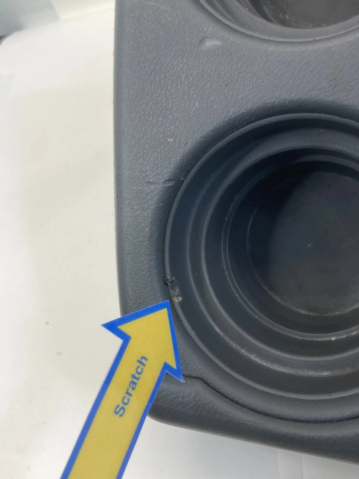 2005-2010 HONDA ODYSSEY CENTER CONSOLE FOLDING TRAY TABLE CUP HOLDER GRAY OEM