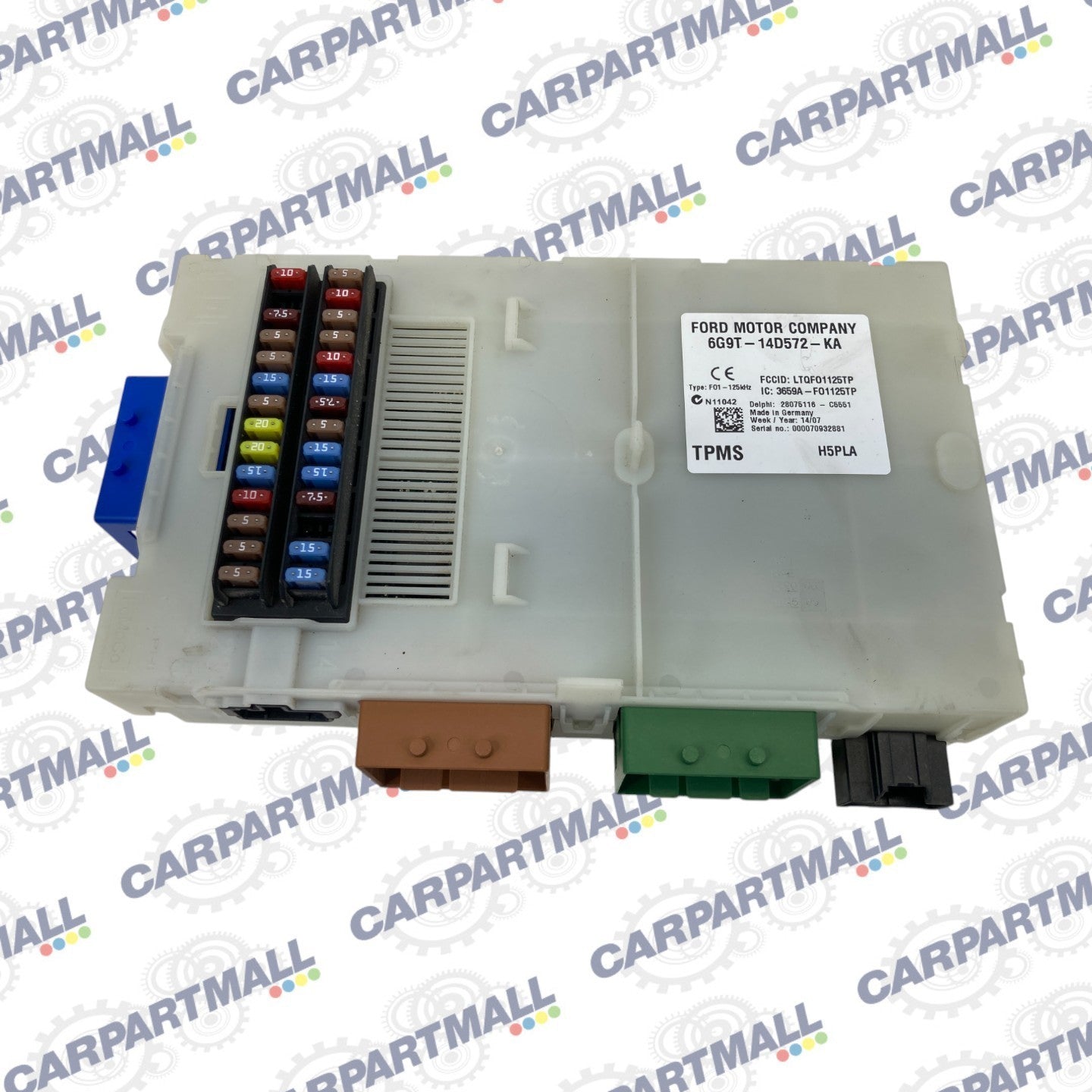 2008-2012 Land Rover LR2 Interior Dash Fuse Relay Box Compartment 6G9T-14D572-KA