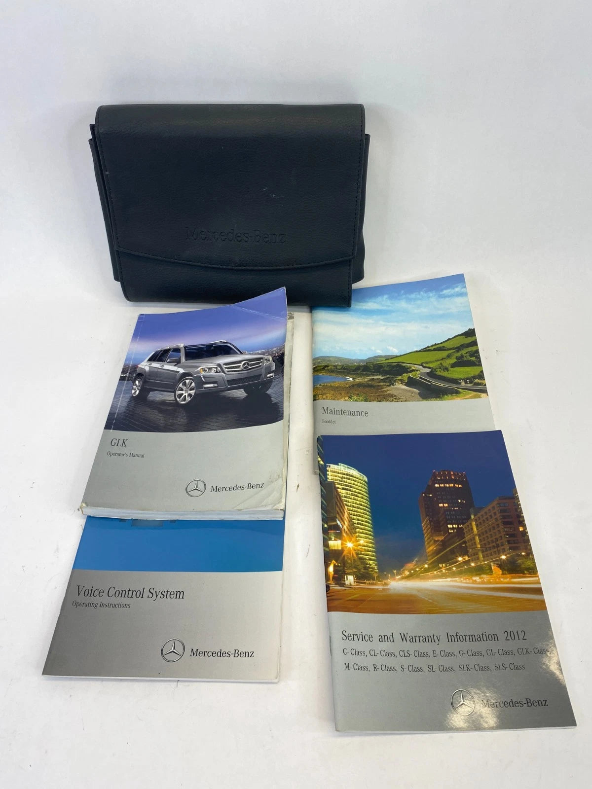 2012 MERCEDES-BENZ GLK350 OWNERS MANUAL SET WITH CASE COVER OEM