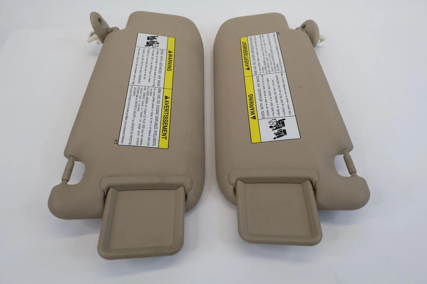 2010-2013 SUZUKI KIZASHI ROOF SUNVISOR SUN VISOR SHADE W/ MIRROR PAIR SET OEM