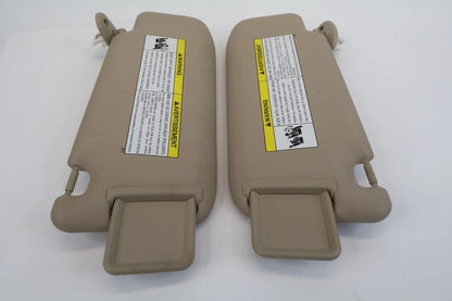 2010-2013 SUZUKI KIZASHI ROOF SUNVISOR SUN VISOR SHADE W/ MIRROR PAIR SET OEM