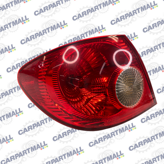 05-08 Toyota Corolla Sedan Rear Left Side Outer Tail Light Taillight Lamp OEM