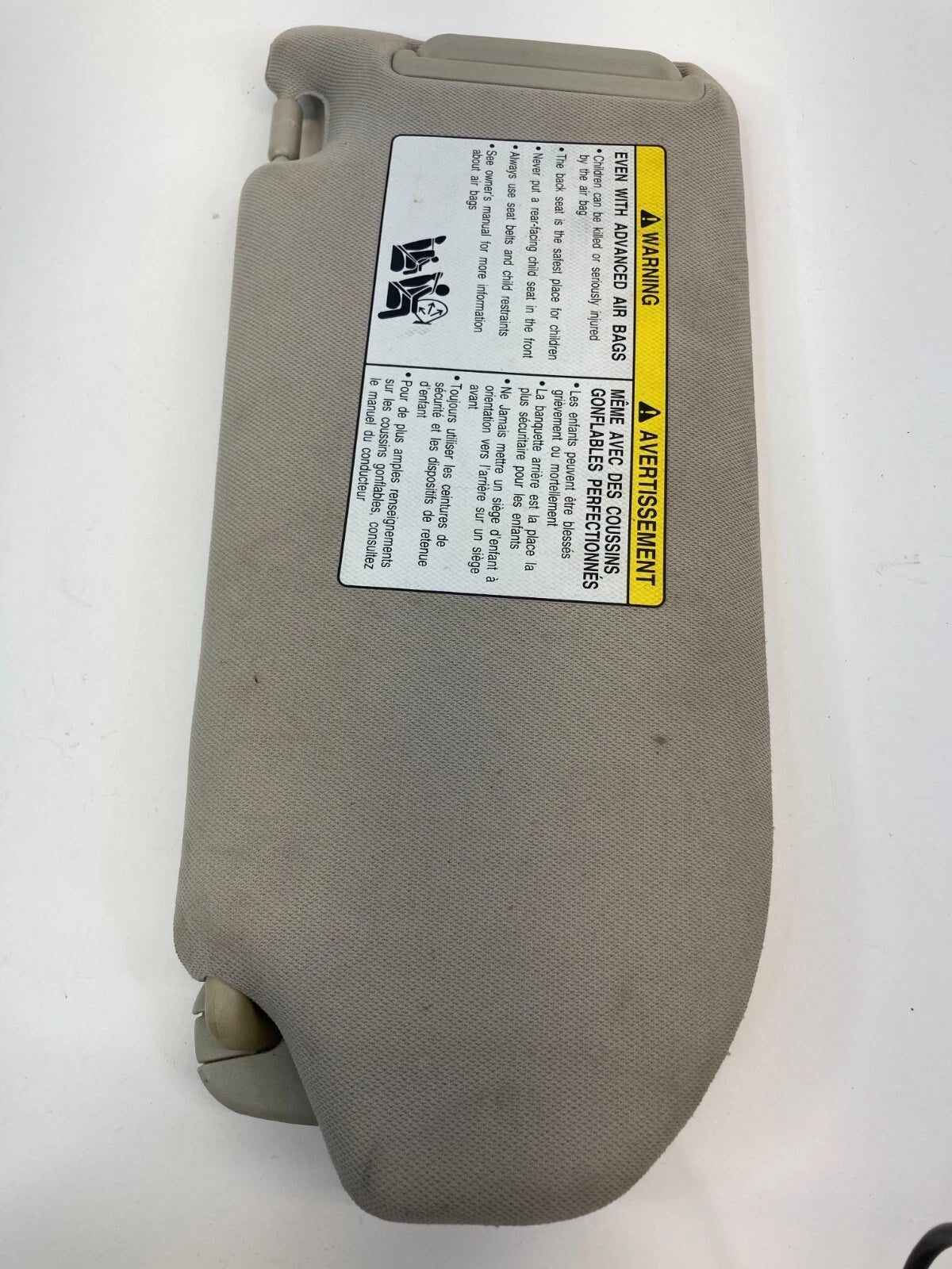 2009-2013 Infiniti G37 Roof Right Passenger Side Sunvisor Sun Visor Shade OEM