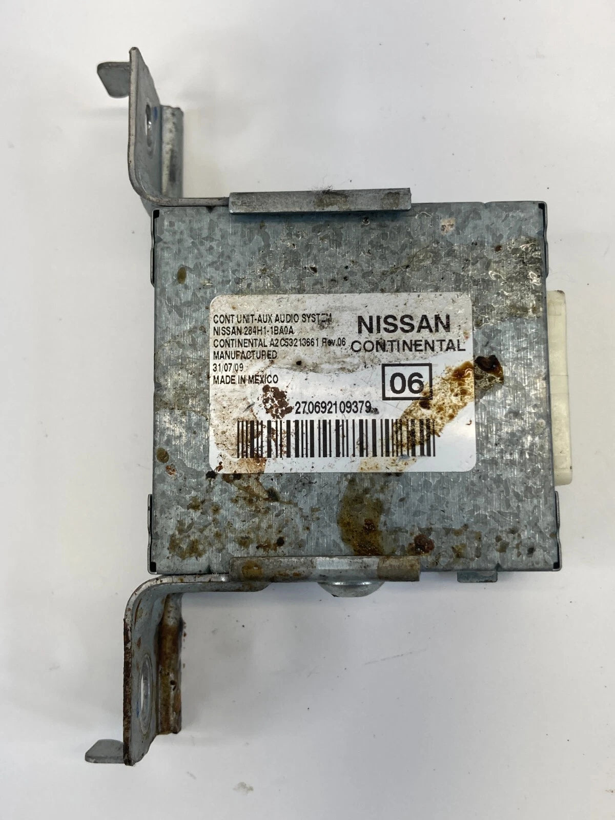 2009 2010 NISSAN MURANO AUX AUXILIARY AUDIO COMPUTER CONTROL MODULE 284H1-1BA0A
