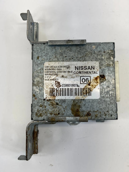 2009 2010 NISSAN MURANO AUX AUXILIARY AUDIO COMPUTER CONTROL MODULE 284H1-1BA0A