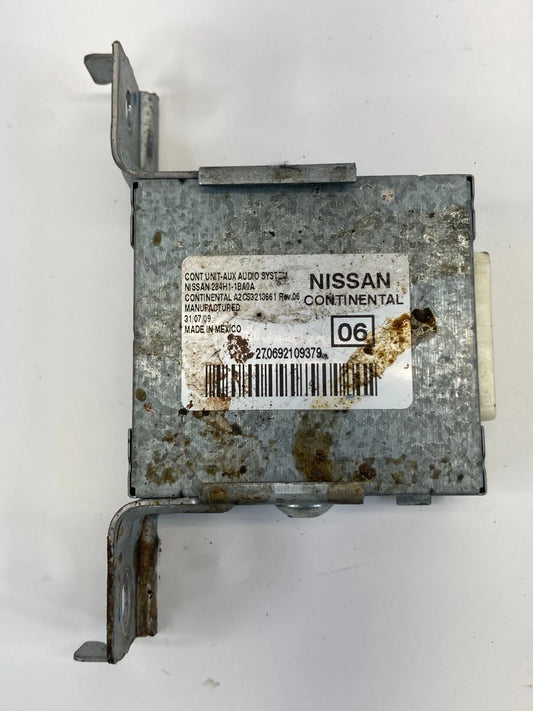 2009 2010 NISSAN MURANO AUX AUXILIARY AUDIO COMPUTER CONTROL MODULE 284H1-1BA0A