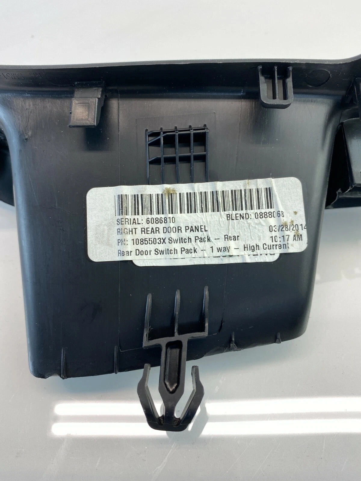 2012-2018 FORD FOCUS REAR RIGHT SIDE WINDOW SWITCH COVER BEZEL PANEL TRIM OEM