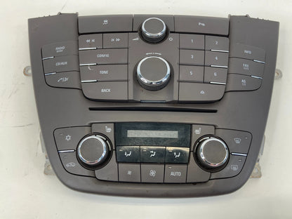 2011-2013 Buick Regal Radio CD Player AC Air Climate Control Panel 13297382 OEM