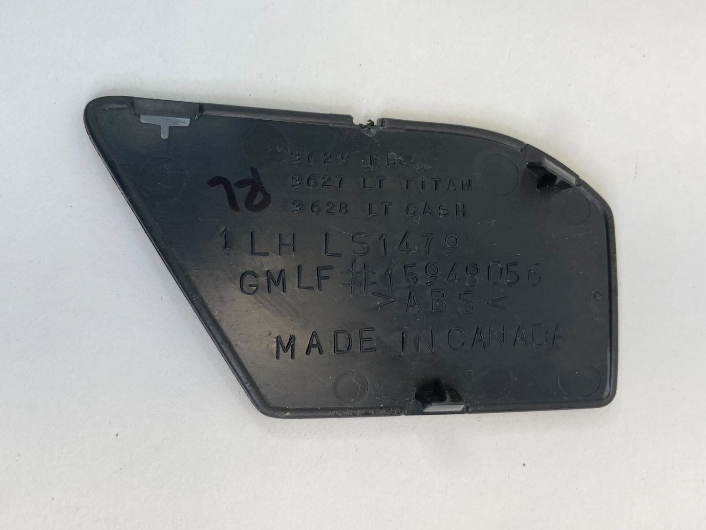2009-2012 CHEVROLET TRAVERSE REAR LEFT DOOR HANDLE COVER BEZEL 15948056 OEM