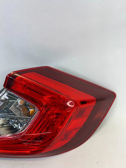 2016-2021 HONDA CIVIC SEDAN RIGHT PASSENGER OUTER TAIL LIGHT LAMP ASSEMBLY OEM