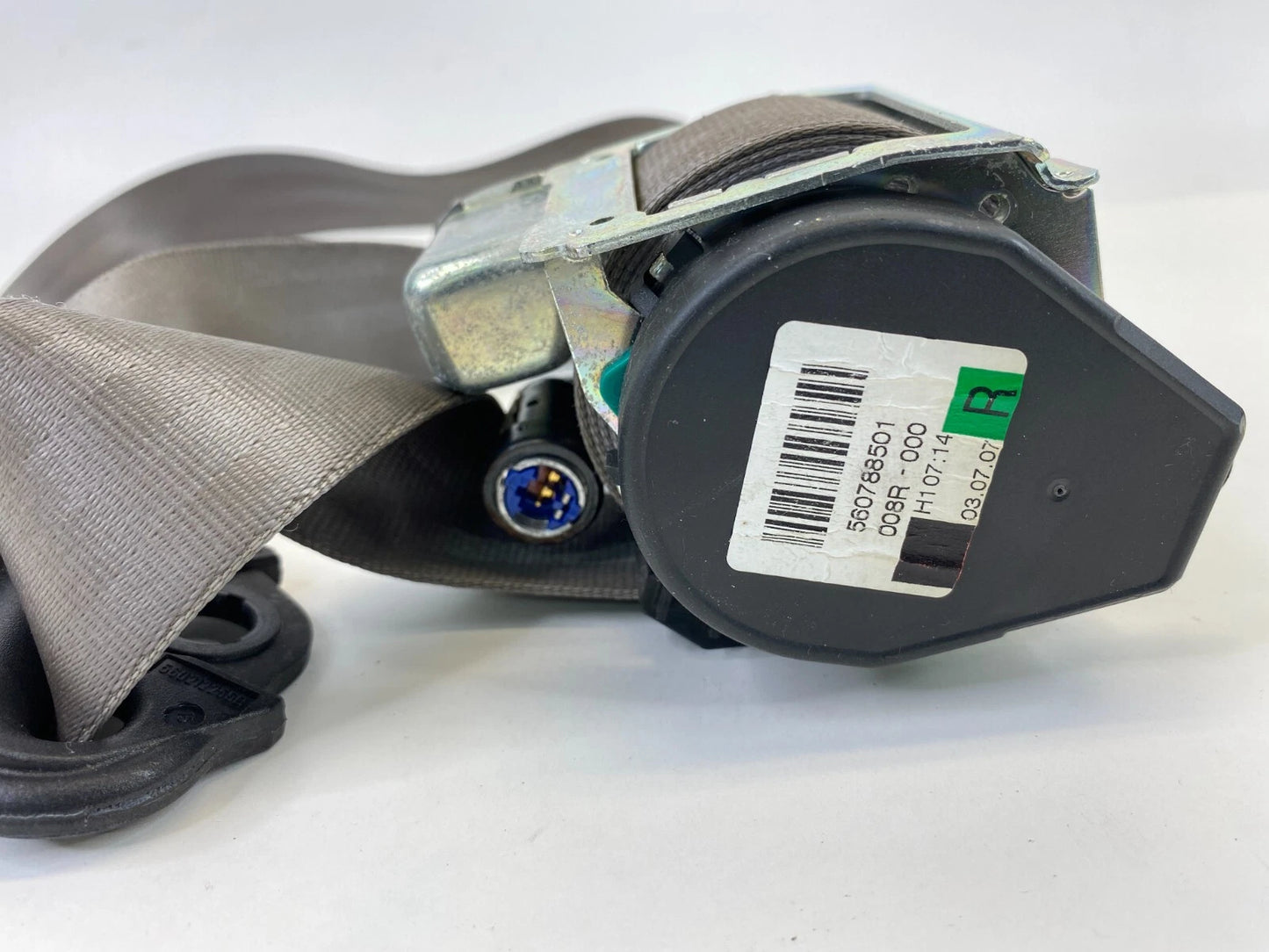 2002-2008 AUDI A4 FRONT RIGHT PASSENGER SEAT BELT RETRACTOR OEM FACTORY E1040336