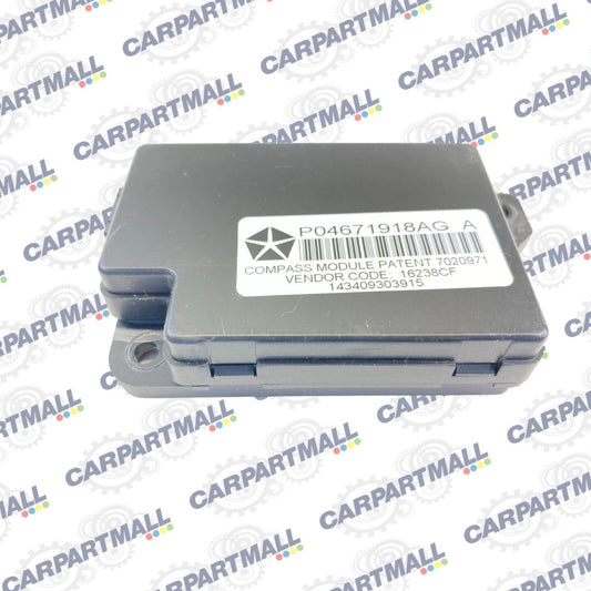 2009-2016 CHRYSLER TOWN & COUNTRY REMOTE COMPASS CONTROL MODULE UNIT 04671918AG