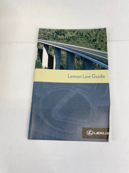 2007 LEXUS RX350 OWNERS MANUAL USER GUIDE GLOVE BOX WALLET KIT SET FACTORY OEM