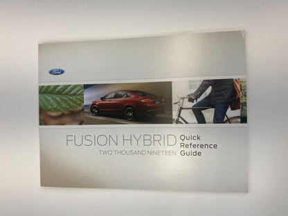 2019 19 Ford Fusion Owners Owner's Guide Manual Book Set W/ Case OEM