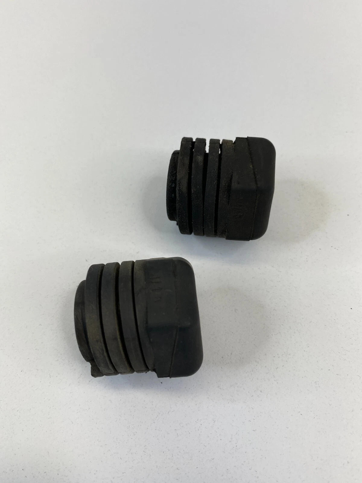 2004-2012 MITSUBISHI GALANT FRONT HOOD BUMPER RUBBER ADJUST PAIR SET OEM