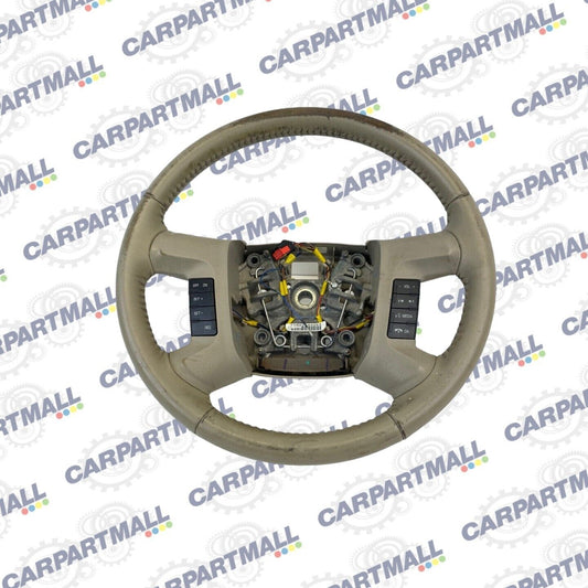 2009 2010 2011 Mercury Mariner Steering Wheel W/ Control Switches Tan Leather