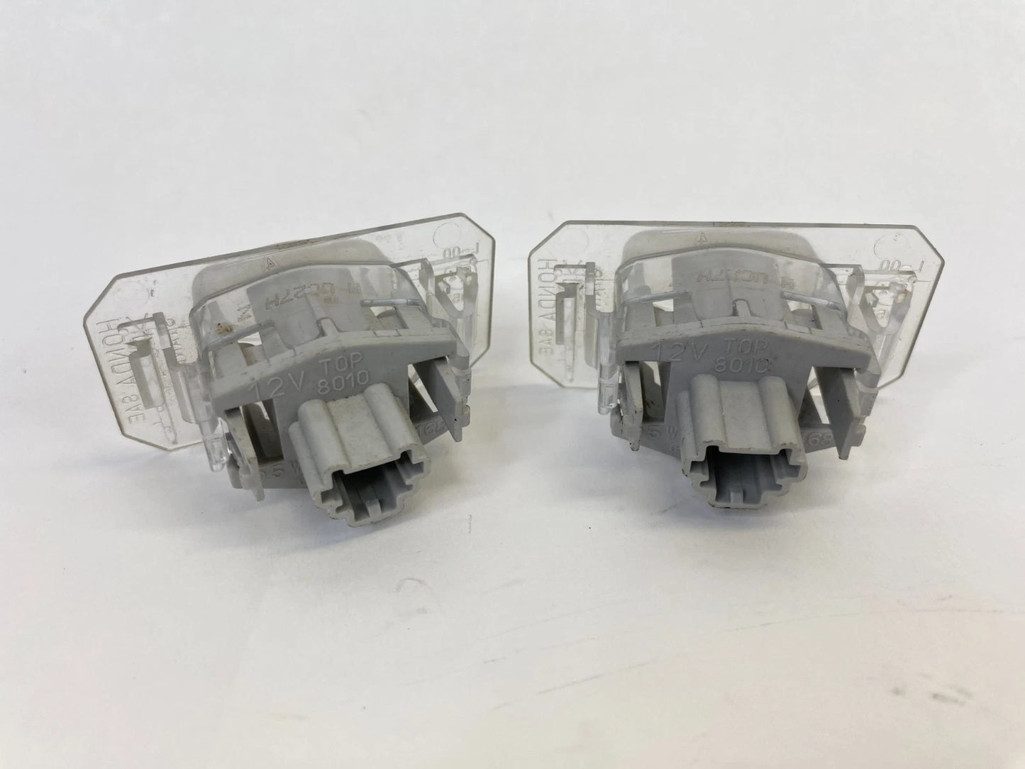 2001-2011 HONDA CIVIC SEDAN REAR TRUNK LICENSE PLATE LIGHT LAMP PAIR SET OEM