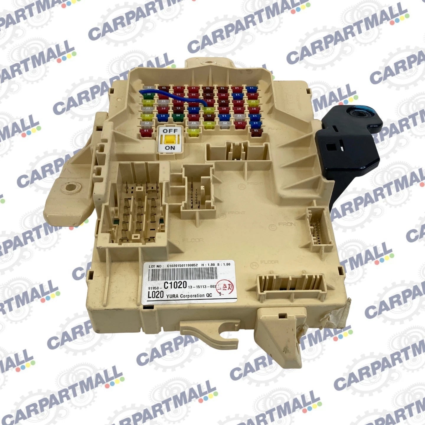 2015-2017 HYUNDAI SONATA CABIN INTERIOR DASH JUNCTION FUSE BOX 91950-C1020 OEM