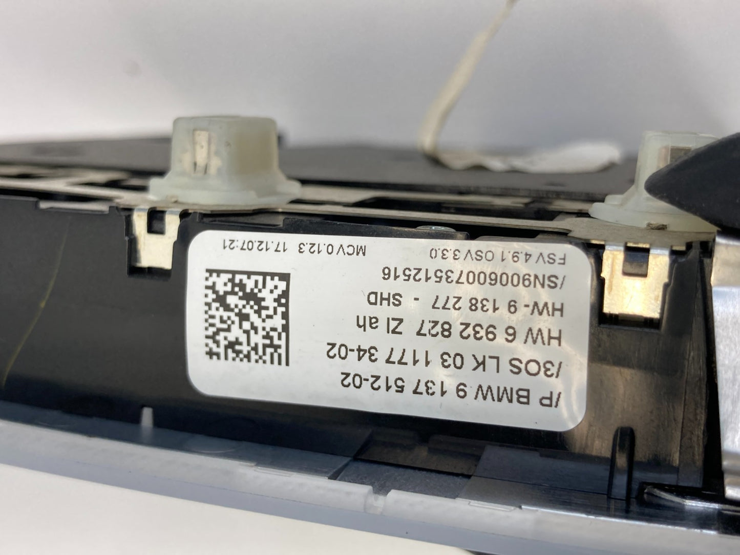 2007 2008 BMW 328xi Roof Overhead Console Dome Map Light Lamp w/ Sunroof Switch