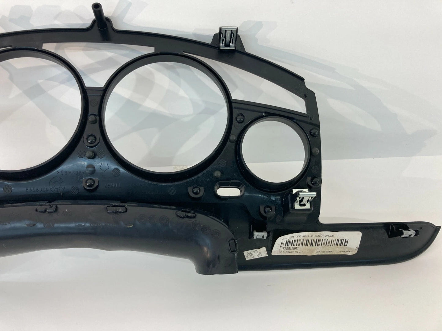 2009-2014 VOLKSWAGEN ROUTAN SPEEDOMETER CLUSTER DASH BEZEL TRIM PANEL OEM