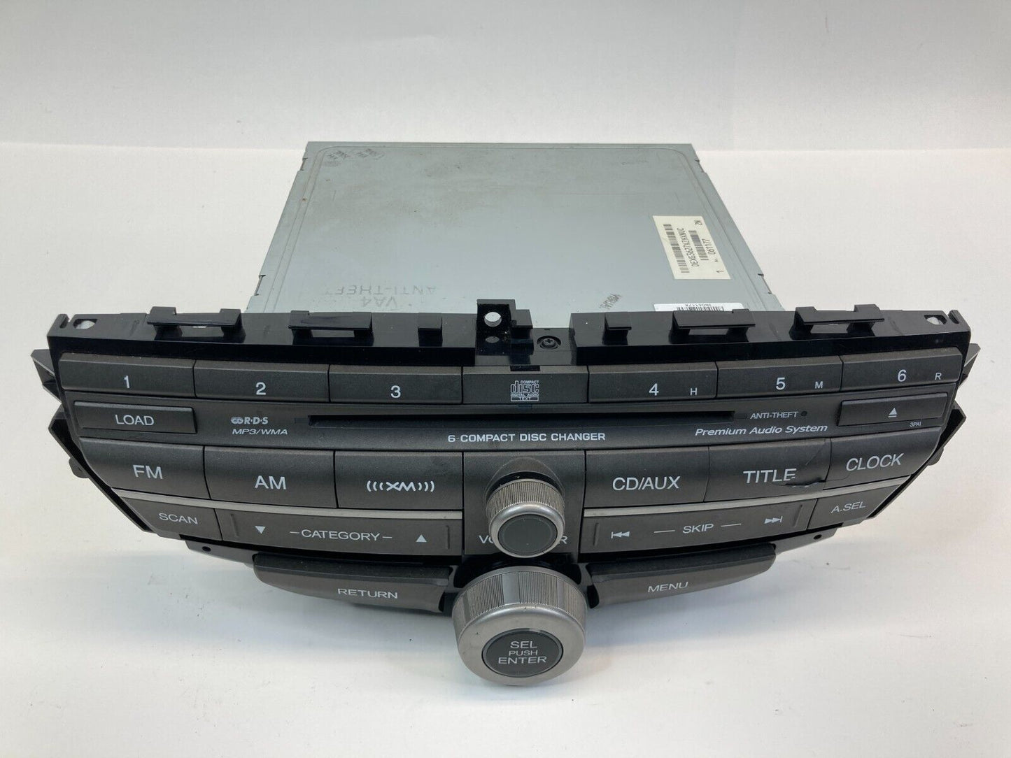 2008 2009 Honda Accord Accord AM /FM Radio 6 Disc Changer 39101-TA0-A620-M1 OEM