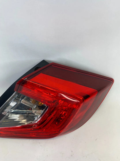 2016-2021 HONDA CIVIC SEDAN RIGHT PASSENGER OUTER TAIL LIGHT LAMP ASSEMBLY OEM