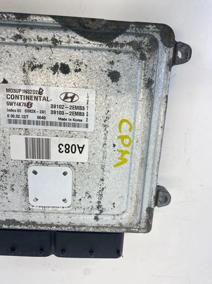 2011-2013 HYUNDAI ELANTRA 1.8L ENGINE COMPUTER CONTROL UNIT ECU UNIT 39103-2EMB0
