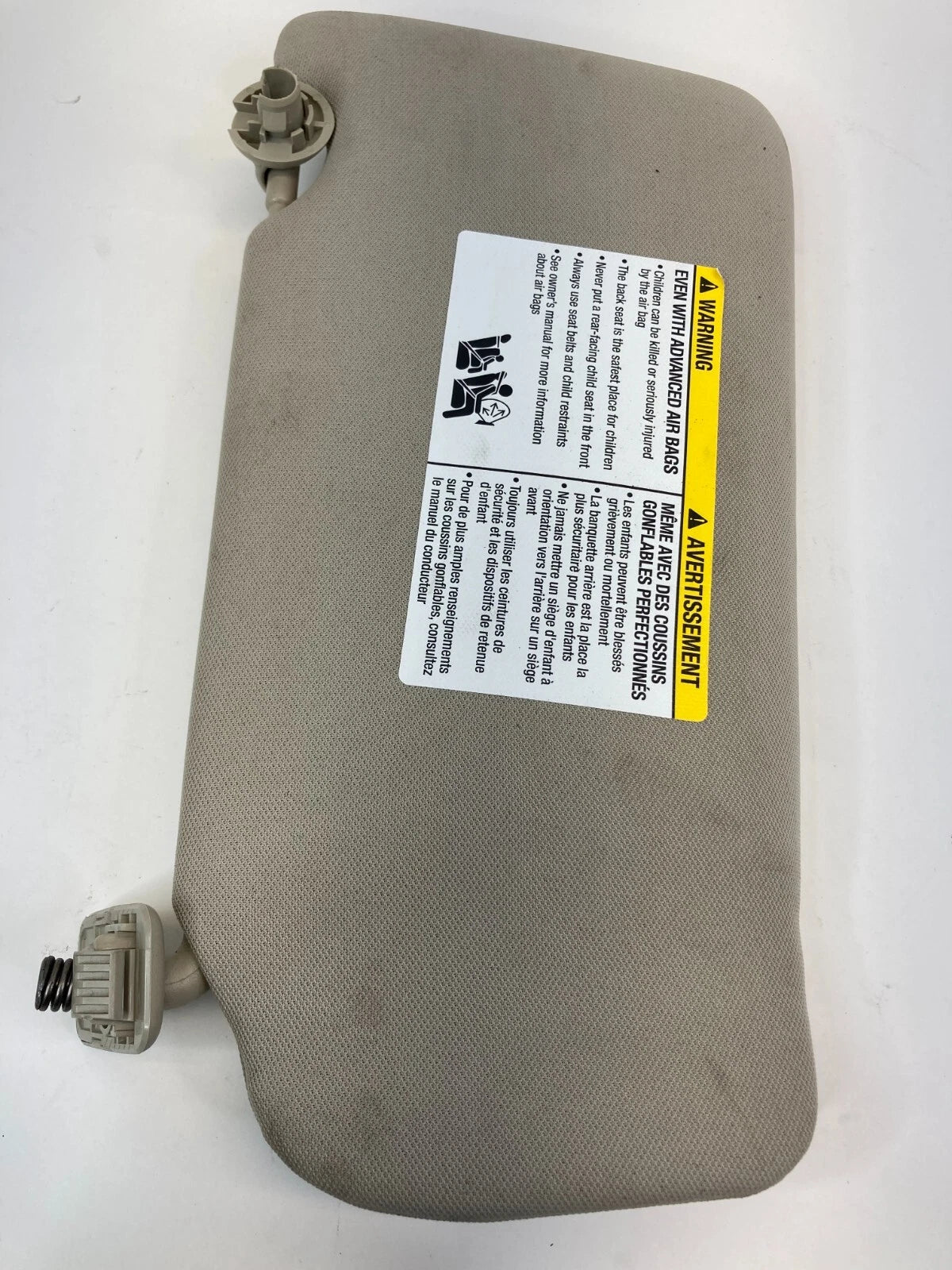 2008 2009 NISSAN ALTIMA RIGHT PASSENGER SIDE SUNVISOR SUN VISOR SHADE W/ MIRROR