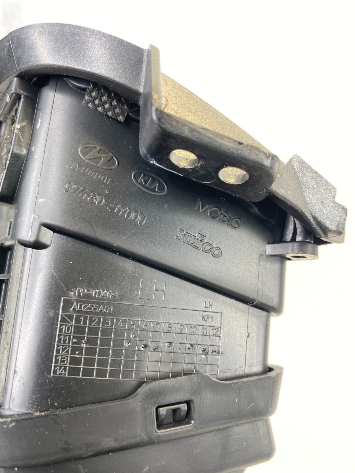 11-13 HYUNDAI ELANTRA FRONT LEFT DRIVER SIDE DASH AC AIR VENT OEM 97480-3X000