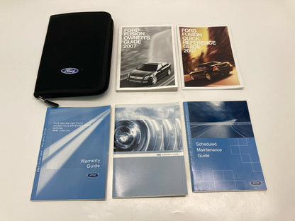 2007 07 FORD FUSION SEL SEDAN OWNER'S MANUAL GUIDE & WARRANTY GUIDE W/ CASE OEM