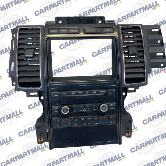 10-12 FORD TAURUS RADIO CLIMATE CONTROL PANEL TRIM W/ AIR VENT BG1T-18A802-BC