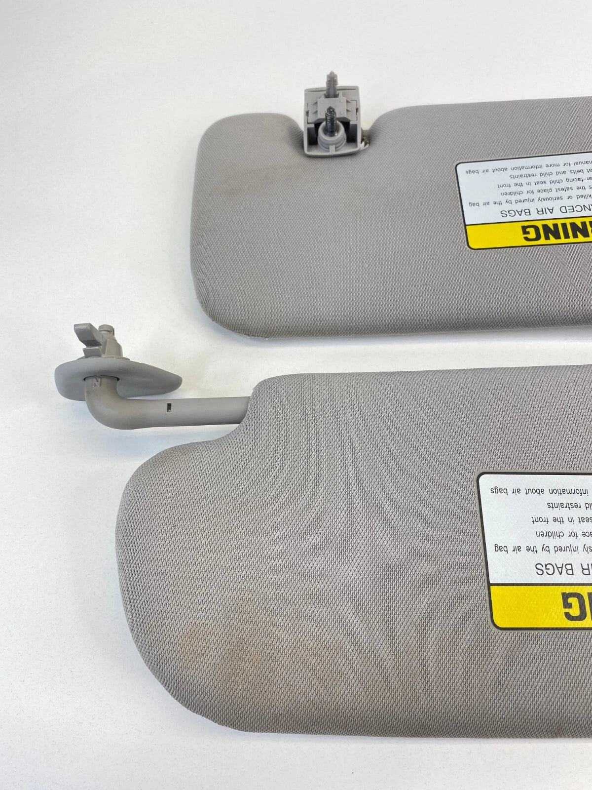 11-14 HYUNDAI SONATA DRIVER PASSENGER SUNVISOR LEFT & RIGHT SUN VISOR SET PAIR