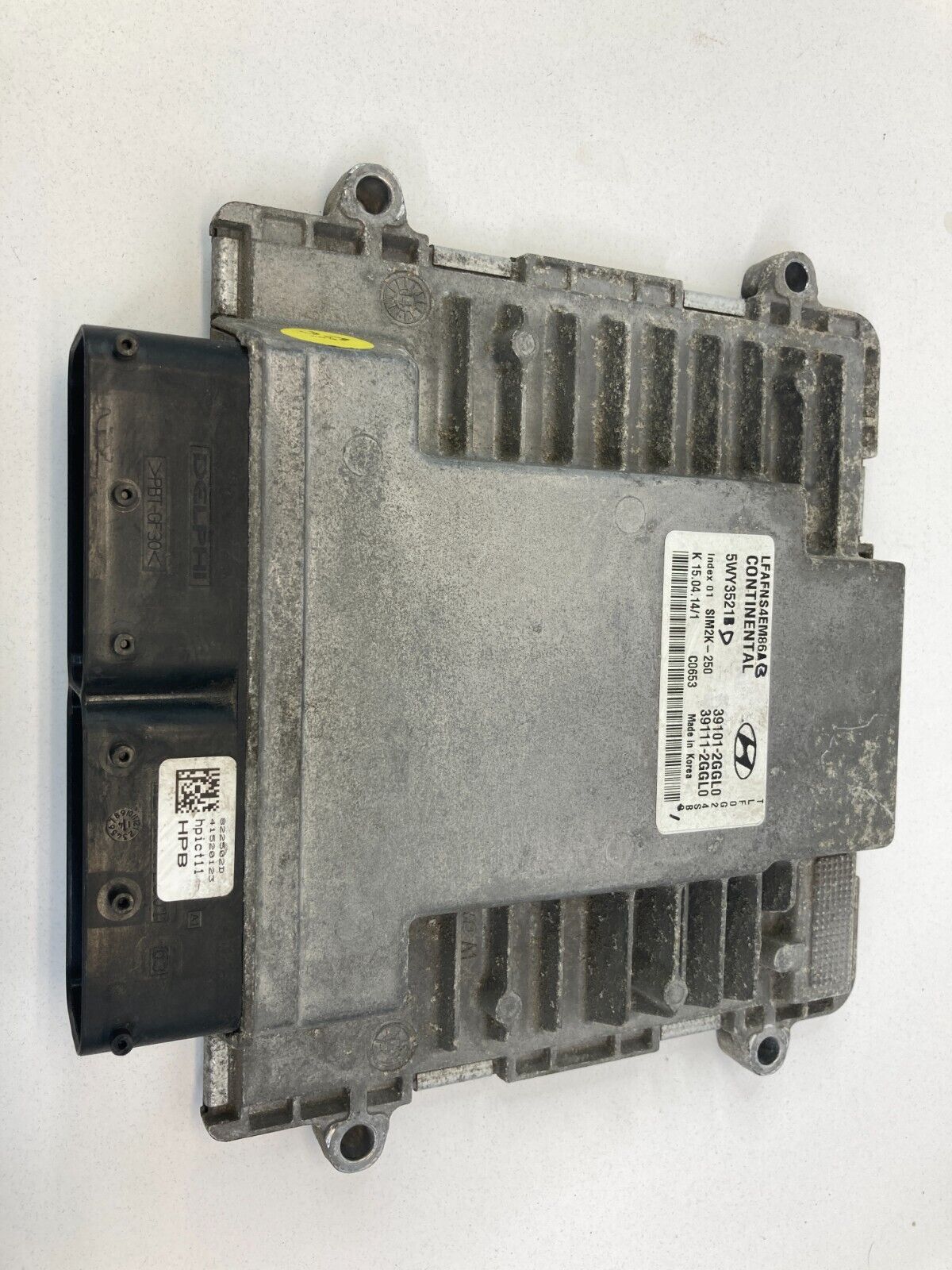 2015 2016 Hyundai Sonata 2.4L L4 16V Engine Computer Control Module 39101-2GGL0