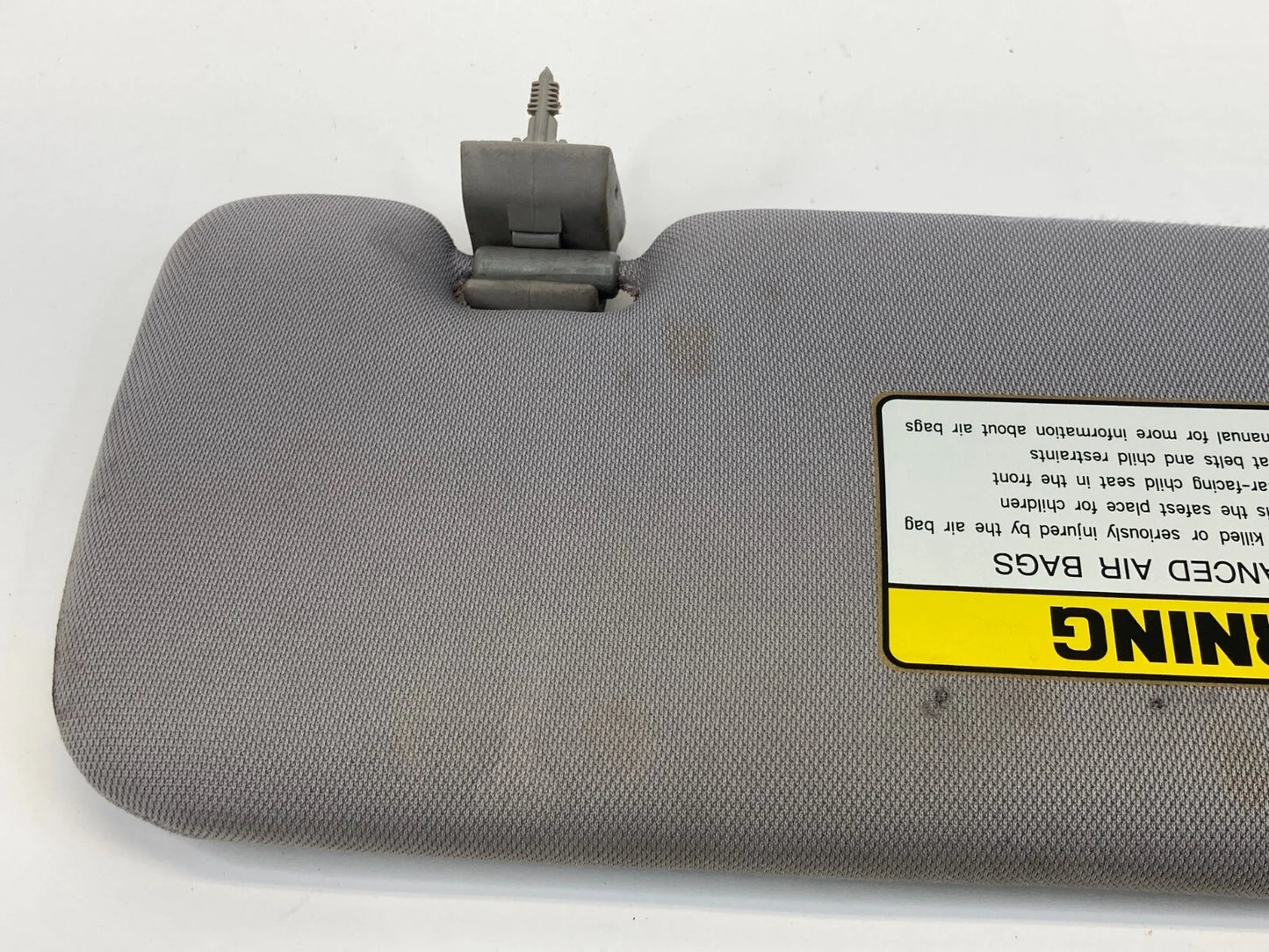 2011-2014 HYUNDAI SONATA LEFT DRIVER SUNVISOR SUN VISOR CLOTH GRAY OEM
