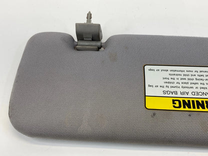 2011-2014 HYUNDAI SONATA LEFT DRIVER SUNVISOR SUN VISOR CLOTH GRAY OEM