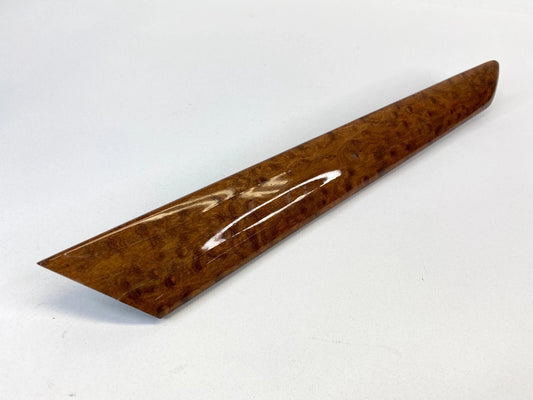 06-10 MERCEDES W251 R350 FRONT RIGHT INNER DOOR PANEL BEZEL COVER TRIM WOOD OEM