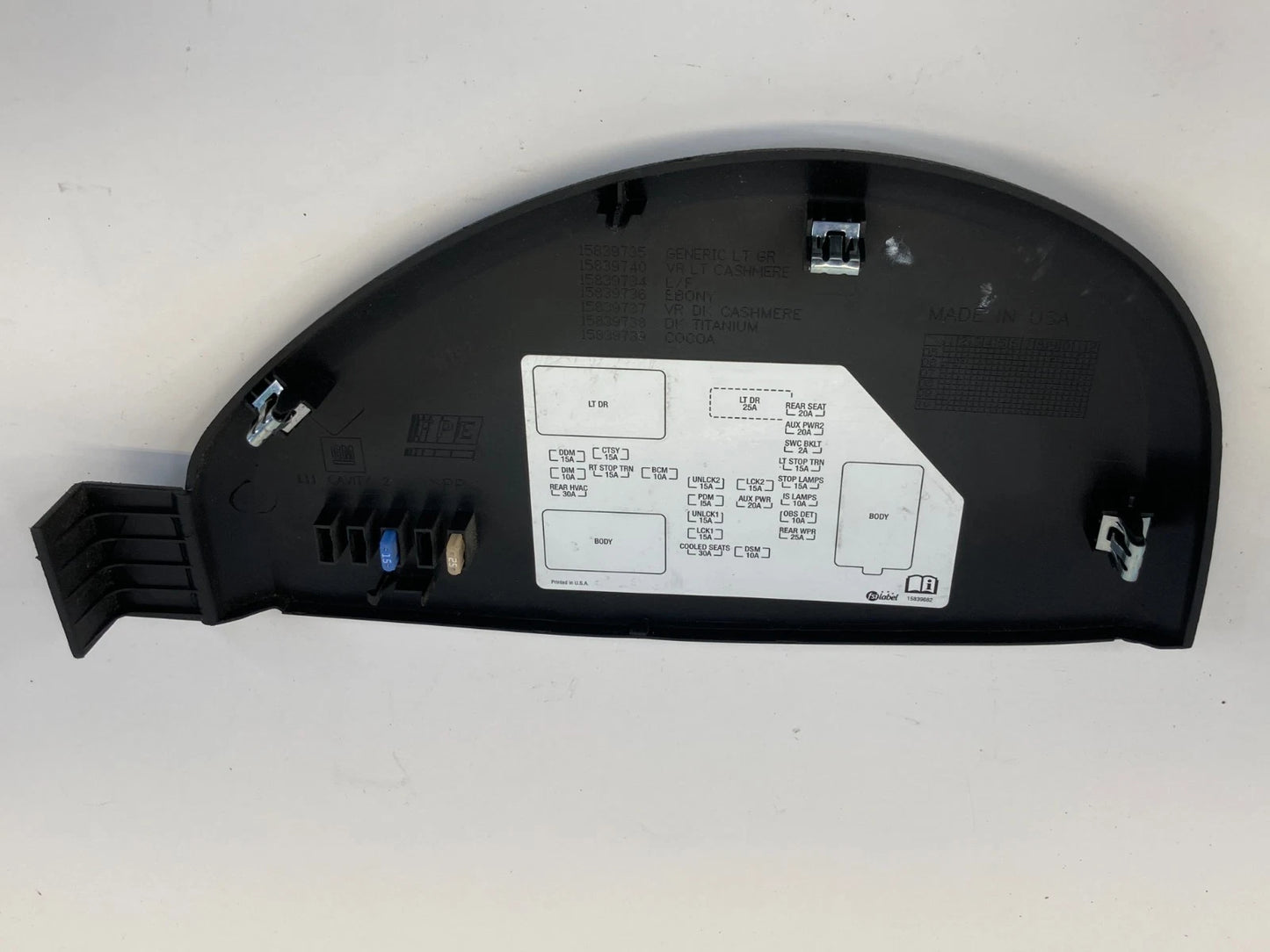2007 GMC YUKON CHEVROLET TAHOE DASH LEFT END CAP COVER BEZEL TRIM 15839736 OEM
