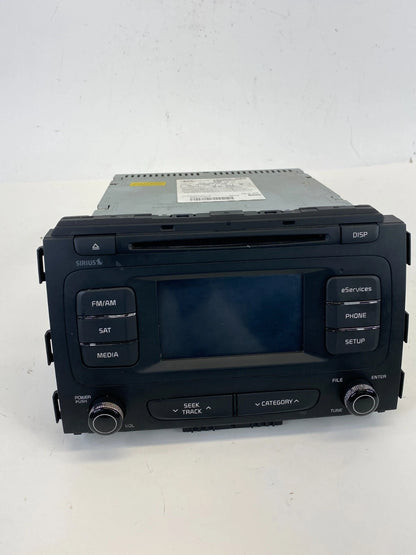 2015-2017 KIA SEDONA AM/FM RADIO RECEIVER CD DISC PLAYER 96160-A9000WAC OEM