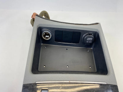 07-09 HYUNDAI SANTA FE CENTER CONSOLE SHIFTER INDICATOR BEZEL W/ POWER OUTLET