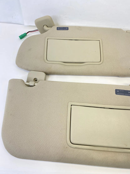 2013-2019 FORD TAURUS DRIVER & PASSENGER SUNVISOR SET W/ILLUMINATED MIRROR OEM