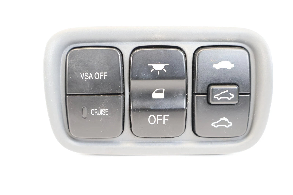 2005-2008 HONDA PILOT DASH CRUISE VSA OFF SUNROOF DOME LIGHT SWITCH PANEL OEM
