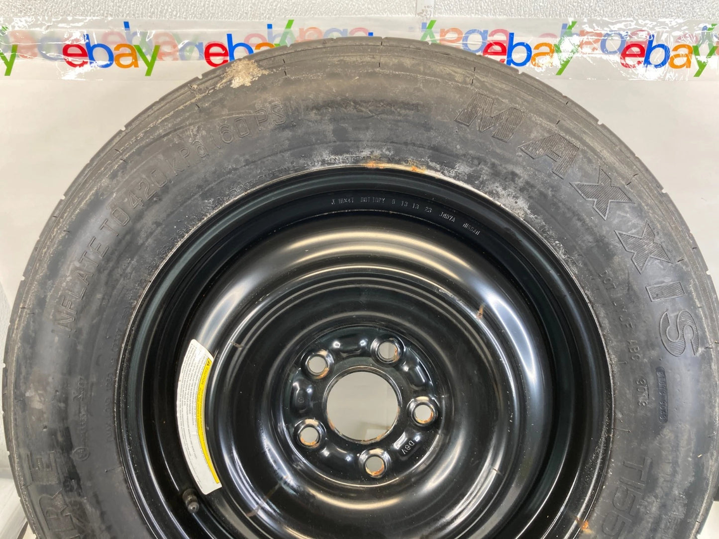 2014 2015 NISSAN ROGUE SELECT SPARE TIRE COMPACT DONUT WHEEL T155/90D16 110M OEM