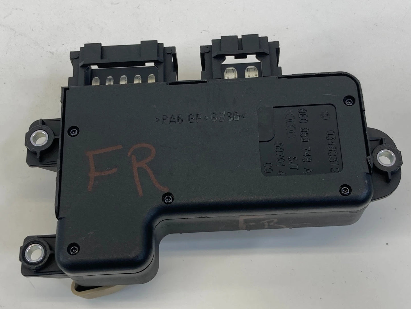 02-08 AUDI A4 QUATTRO PASSENGER FRONT RIGHT POWER SEAT SWITCH BEIGE 8EO959748A