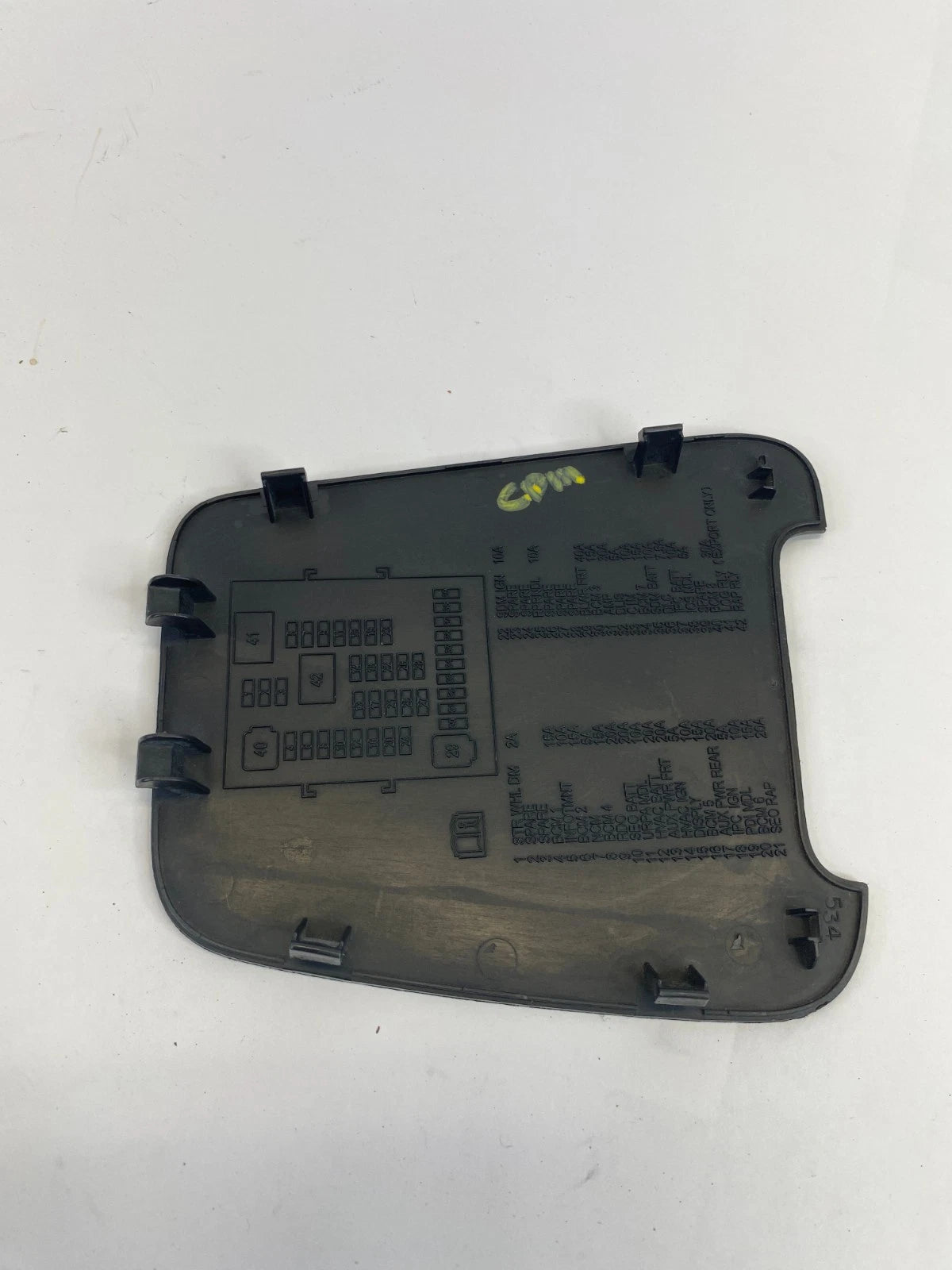 2010-2017 CHEVROLET EQUINOX DASH LEFT SIDE INNER FUSE BOX DOOR LID COVER TRIM