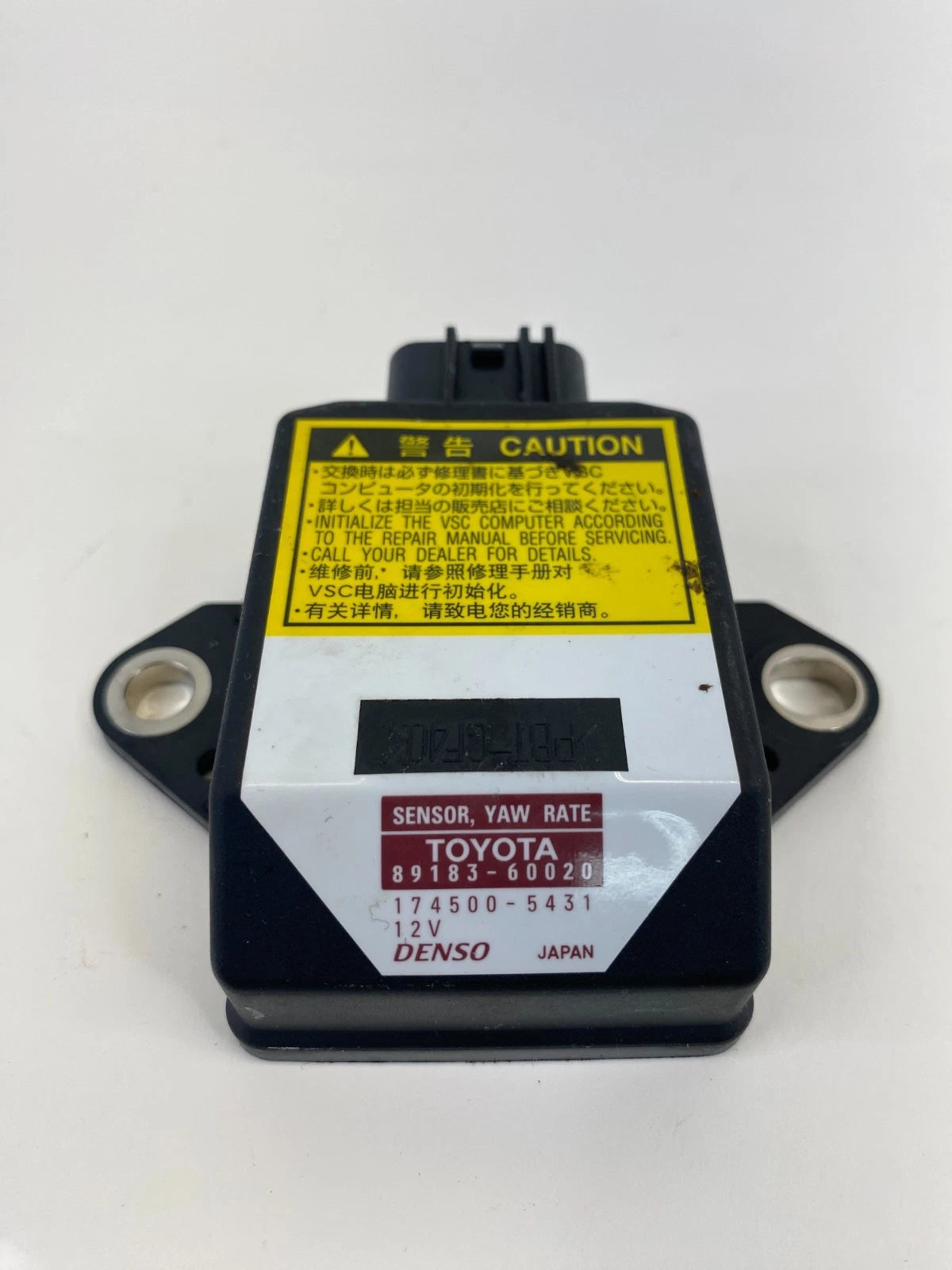 2005-2012 Toyota Avalon Yaw Rate Sensor Control Module 89183-60020 OEM